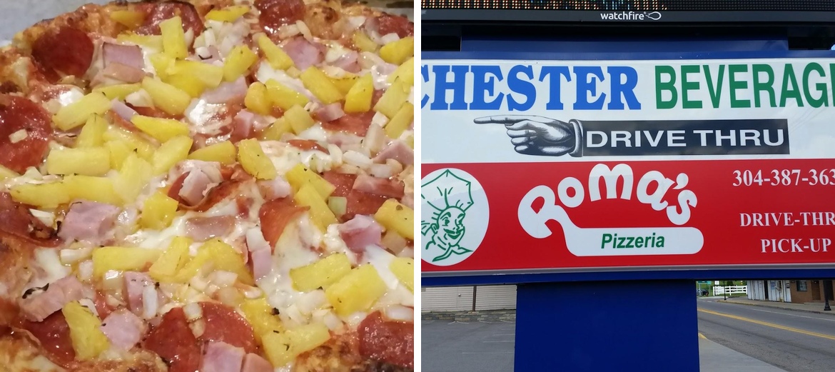 Roma's Pizza Menu