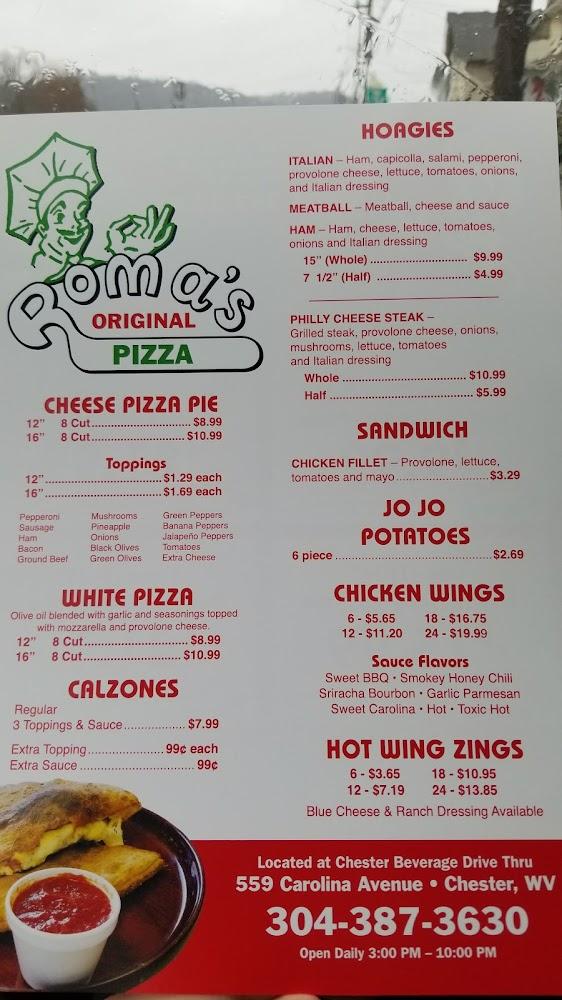 Roma's Pizza Menu image 4